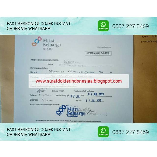 Detail Surat Dari Dokter Nomer 45