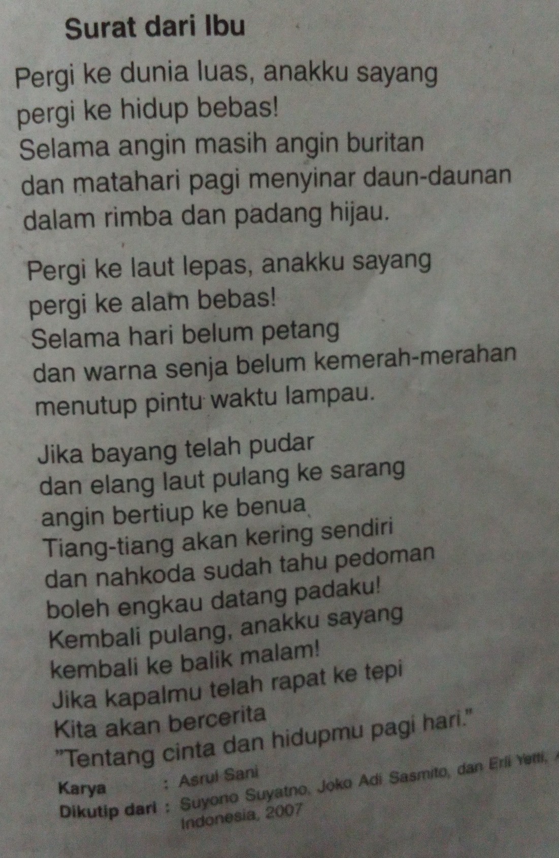 Detail Surat Dari Ibu Nomer 4