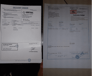 Detail Surat Delivery Order Perusahaan Nomer 36