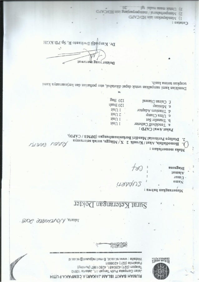 Detail Surat Diagnosa Dokter Nomer 40