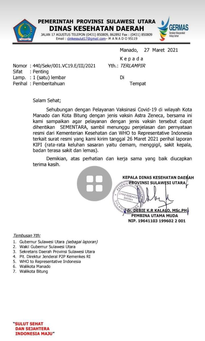 Detail Surat Dinas Kesehatan Nomer 14