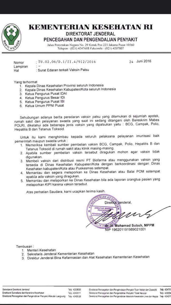 Detail Surat Dinas Kesehatan Nomer 24