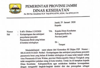 Detail Surat Dinas Kesehatan Nomer 30