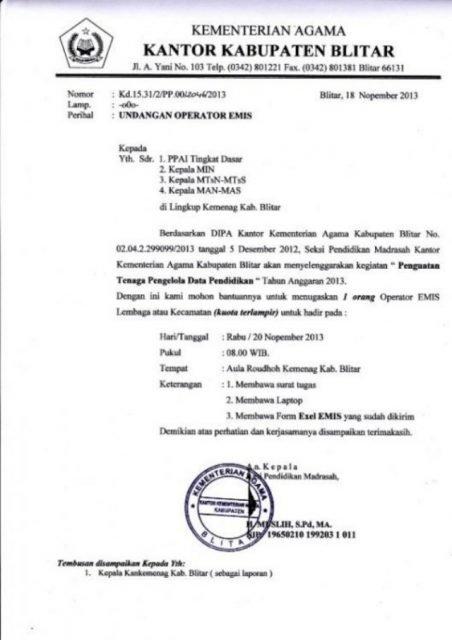 Detail Surat Dinas Permohonan Nomer 28