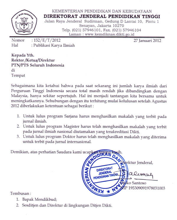 Detail Surat Dinas Perusahaan Nomer 47