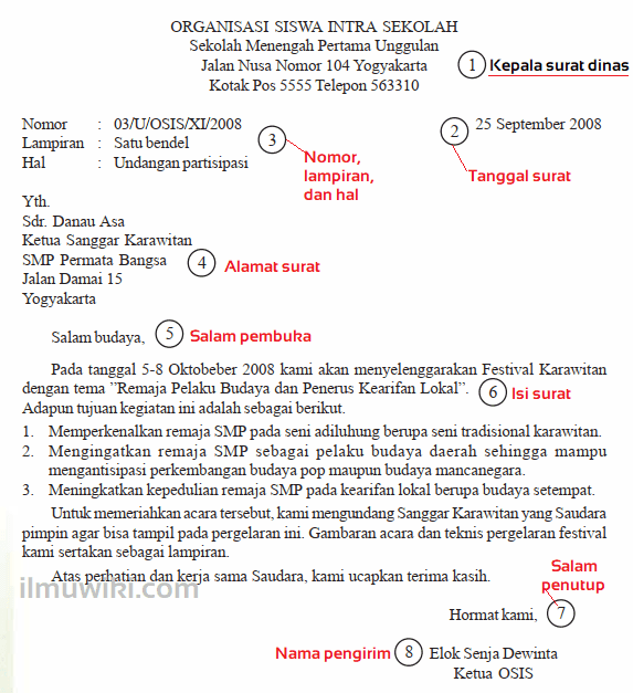 Detail Surat Dinas Sekolah Smp Nomer 38
