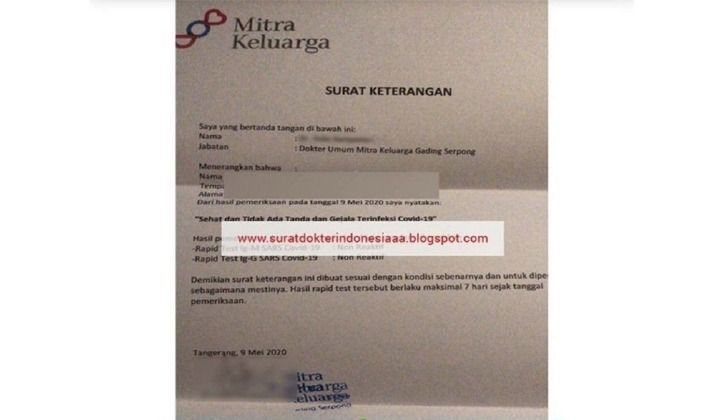 Detail Surat Dokter Kosong Jogja Nomer 25