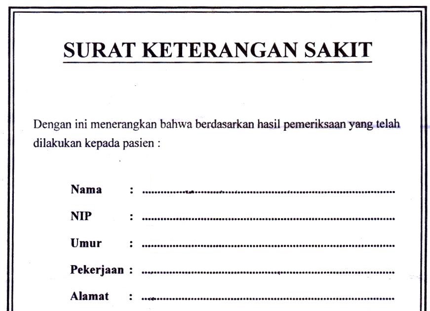 Detail Surat Dokter Puskesmas Nomer 35