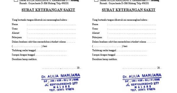 Detail Surat Dokter Puskesmas Jakarta Nomer 15