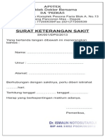 Detail Surat Dokter Sakit Nomer 42