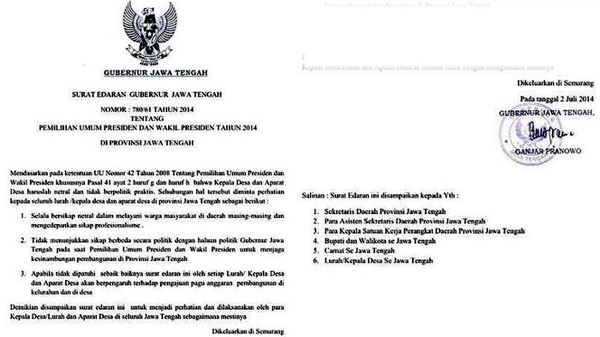 Detail Surat Edaran Gubernur Jawa Tengah Nomer 4