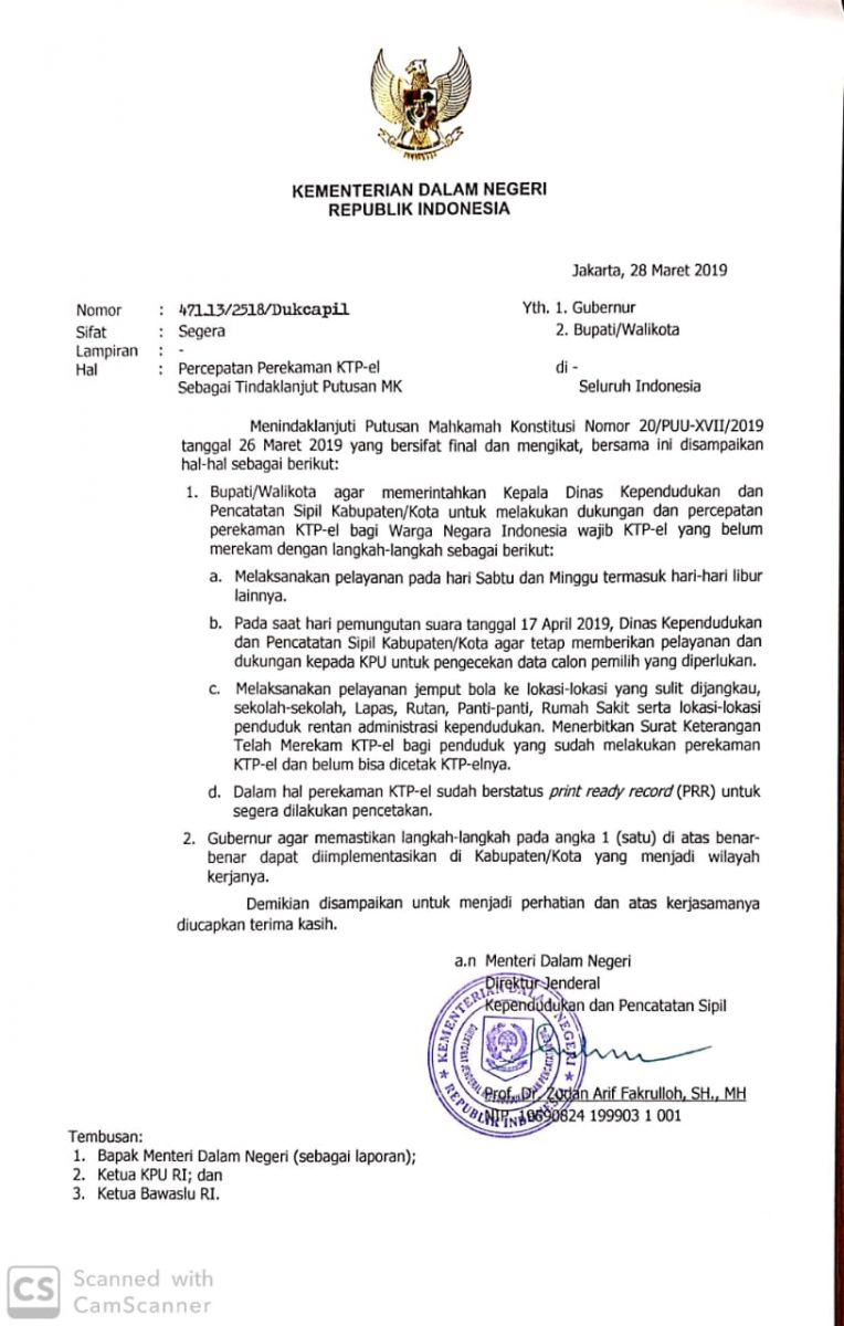 Detail Surat Edaran Mendagri Nomer 21