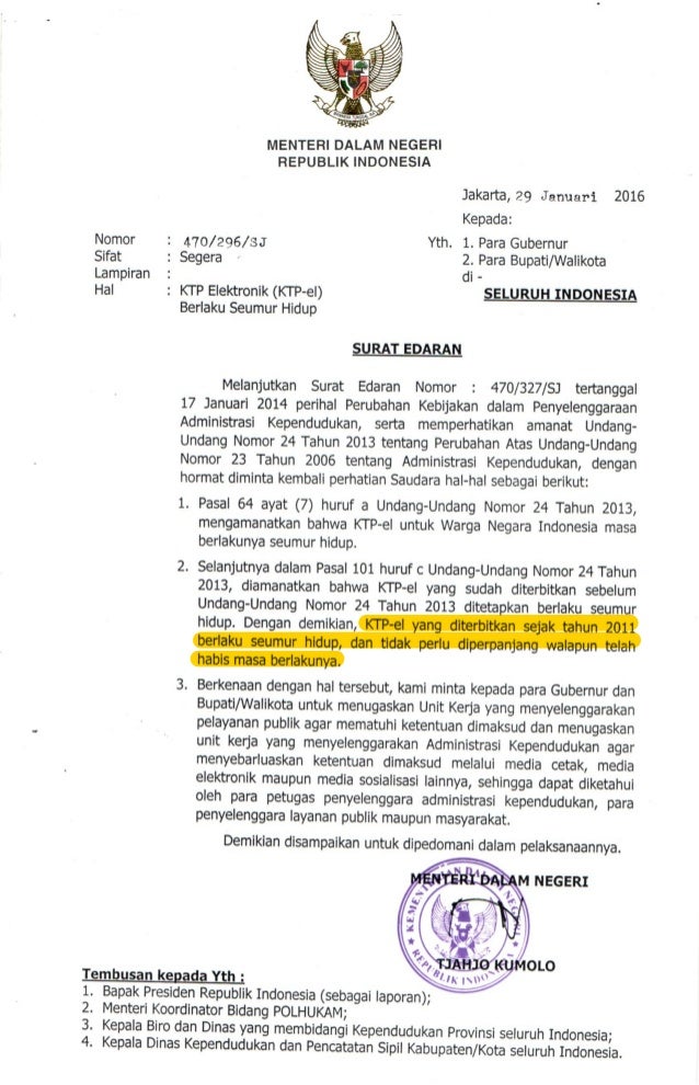 Detail Surat Edaran Mendagri Nomer 27