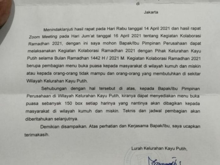 Detail Surat Edaran Perusahaan Nomer 32