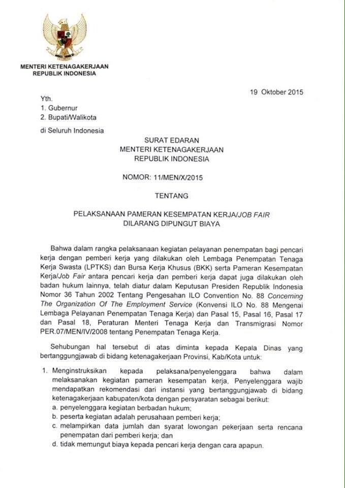 Detail Surat Edaran Work From Home Nomer 10