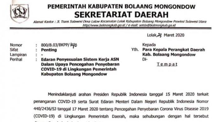 Detail Surat Edaran Work From Home Nomer 18