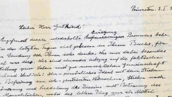 Detail Surat Einstein Tentang Agama Dan Tuhan Nomer 28