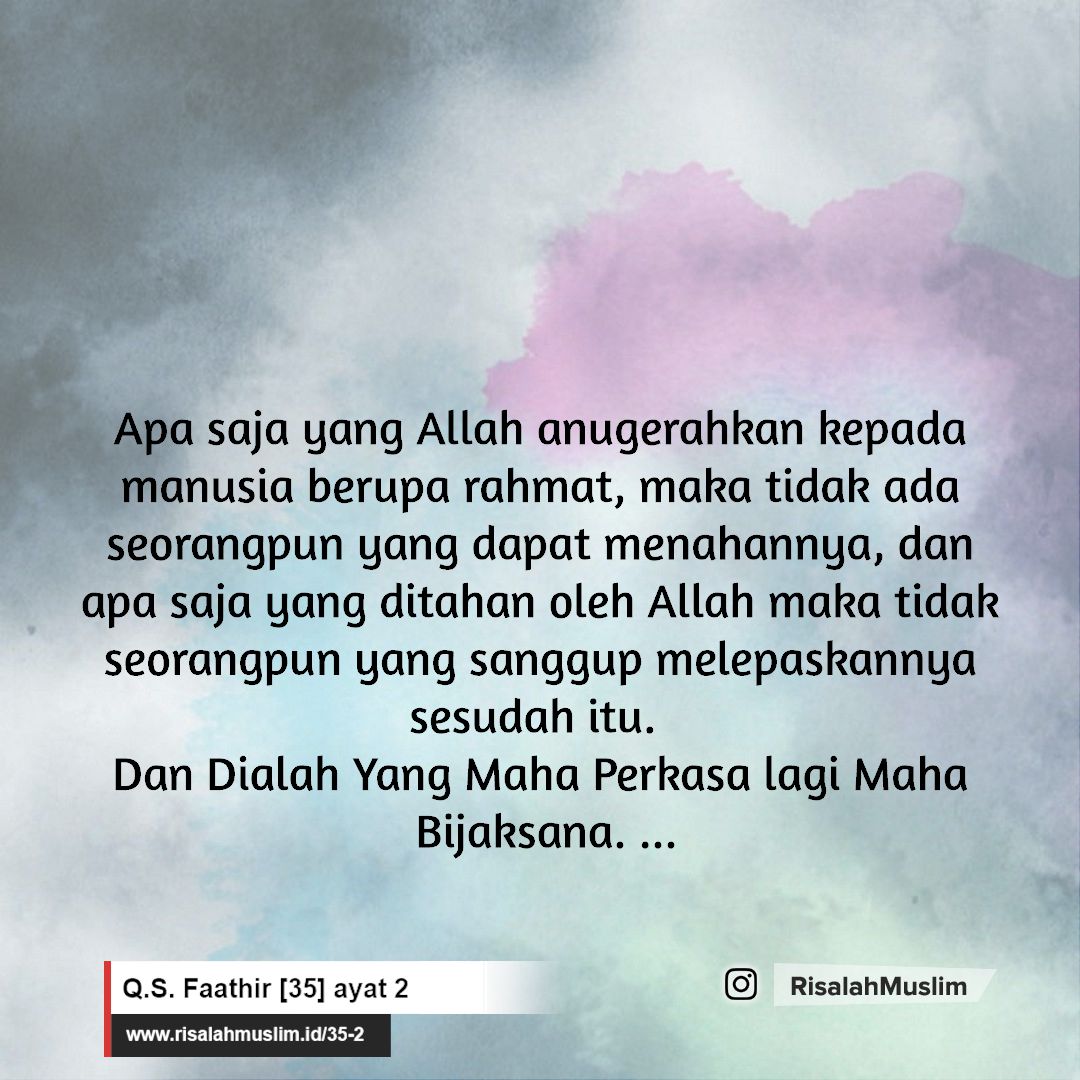 Detail Surat Fathir Ayat 2 Nomer 6