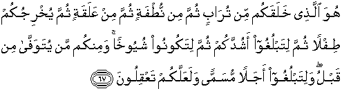 Detail Surat Ghafir Ayat 60 Nomer 39