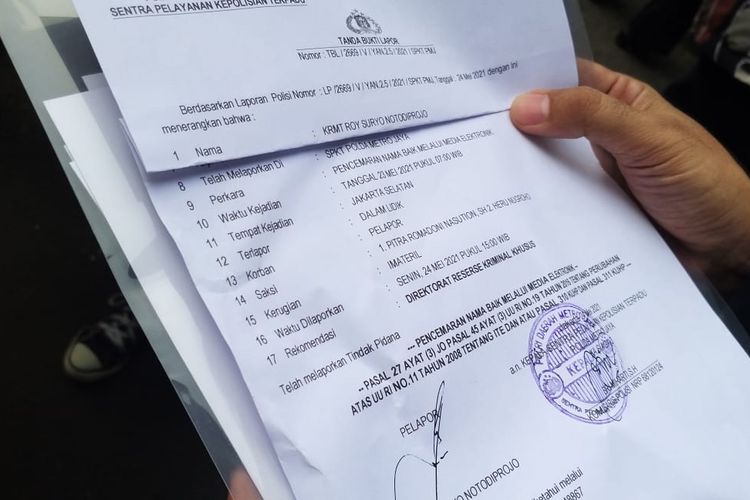 Detail Surat Gugatan Pencemaran Nama Baik Nomer 31