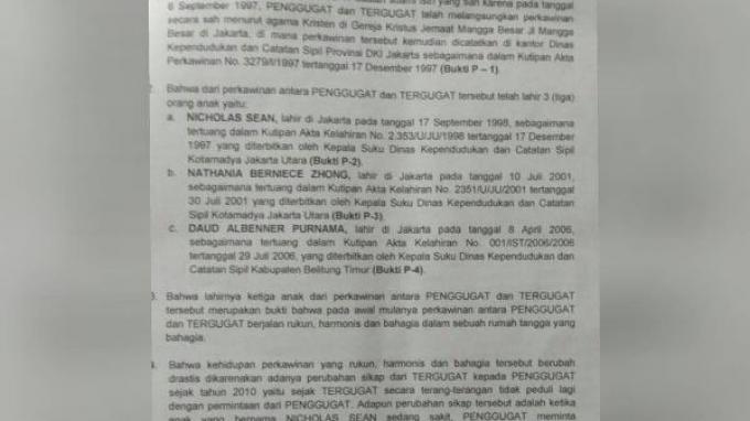 Detail Surat Gugatan Perceraian Nomer 33