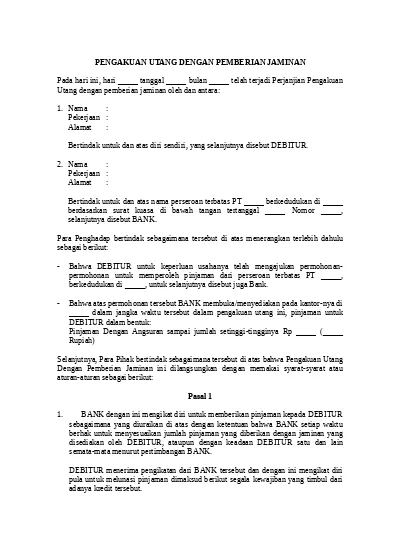 Detail Surat Gugatan Utang Piutang Nomer 28