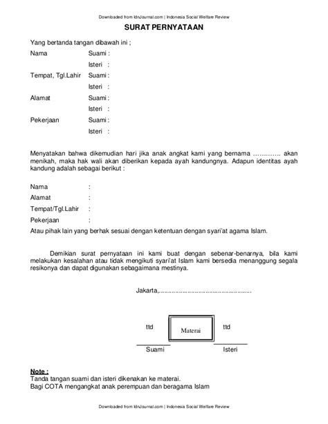 Detail Surat Hak Asuh Anak Setelah Perceraian Nomer 24