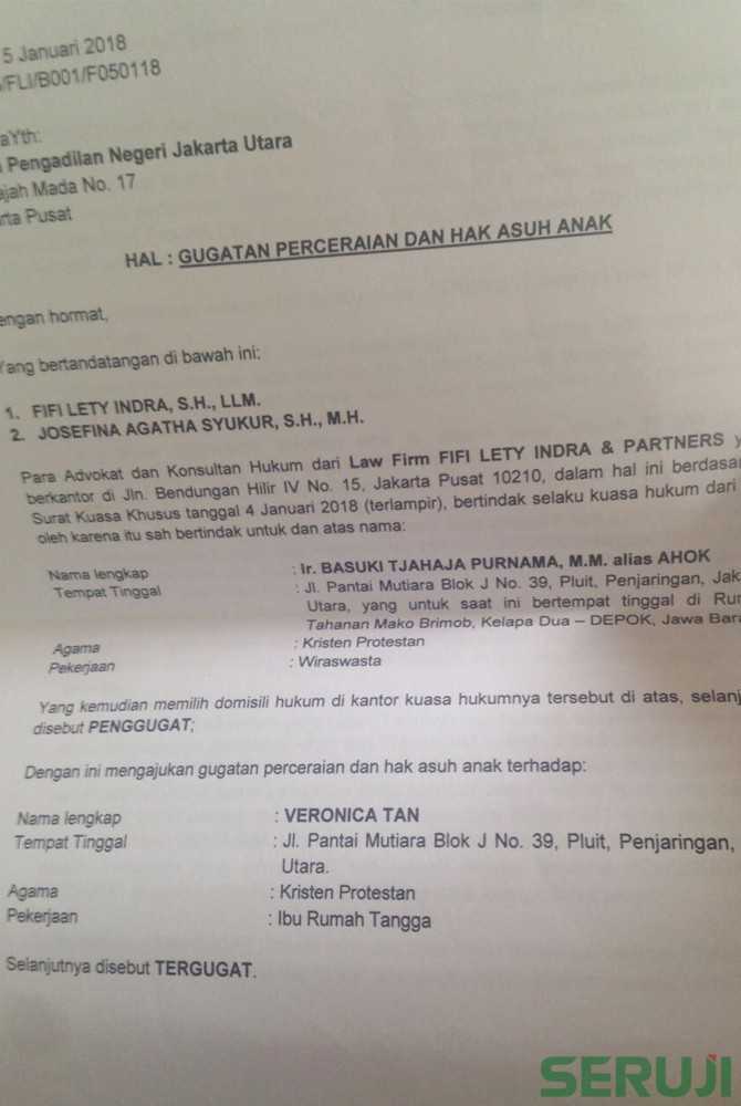 Detail Surat Hak Asuh Anak Setelah Perceraian Nomer 33