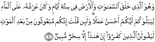 Detail Surat Hud Ayat 7 Nomer 3