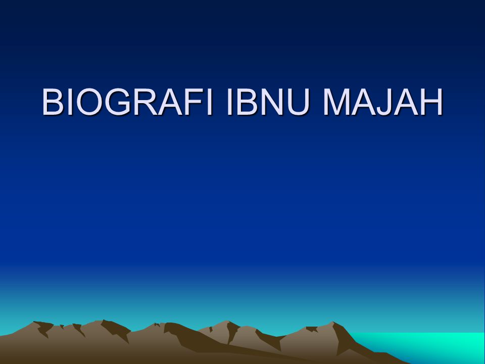 Detail Surat Ibnu Majah Nomer 16