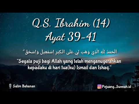 Detail Surat Ibrahim Ayat 39 Nomer 6