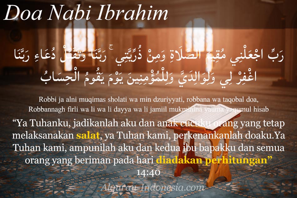 Detail Surat Ibrahim Ayat 41 Nomer 20