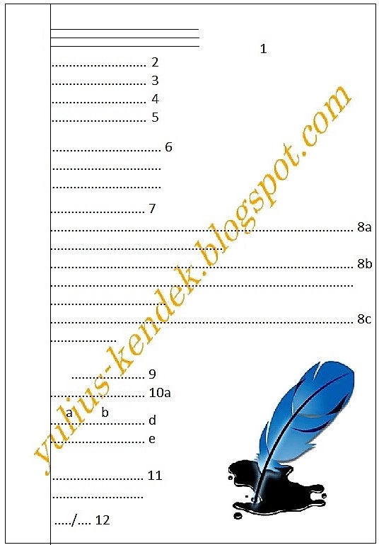 Detail Surat Indented Style Nomer 29