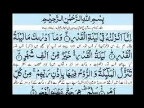 Detail Surat Inna Anzalnahu Fi Lailatul Qadr Nomer 3