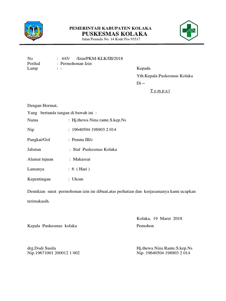 Detail Surat Izin Bepergian Nomer 8