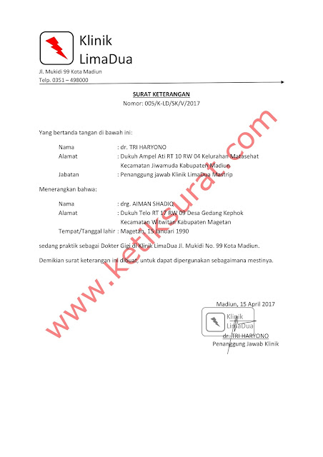 Detail Surat Izin Dokter Nomer 31