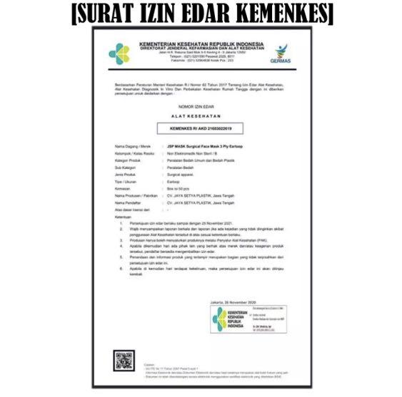 Detail Surat Izin Edar Nomer 36