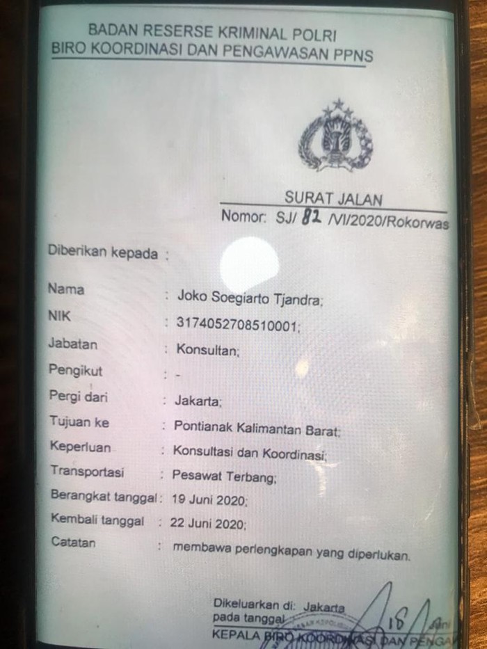 Detail Surat Izin Jalan Kepolisian Nomer 3