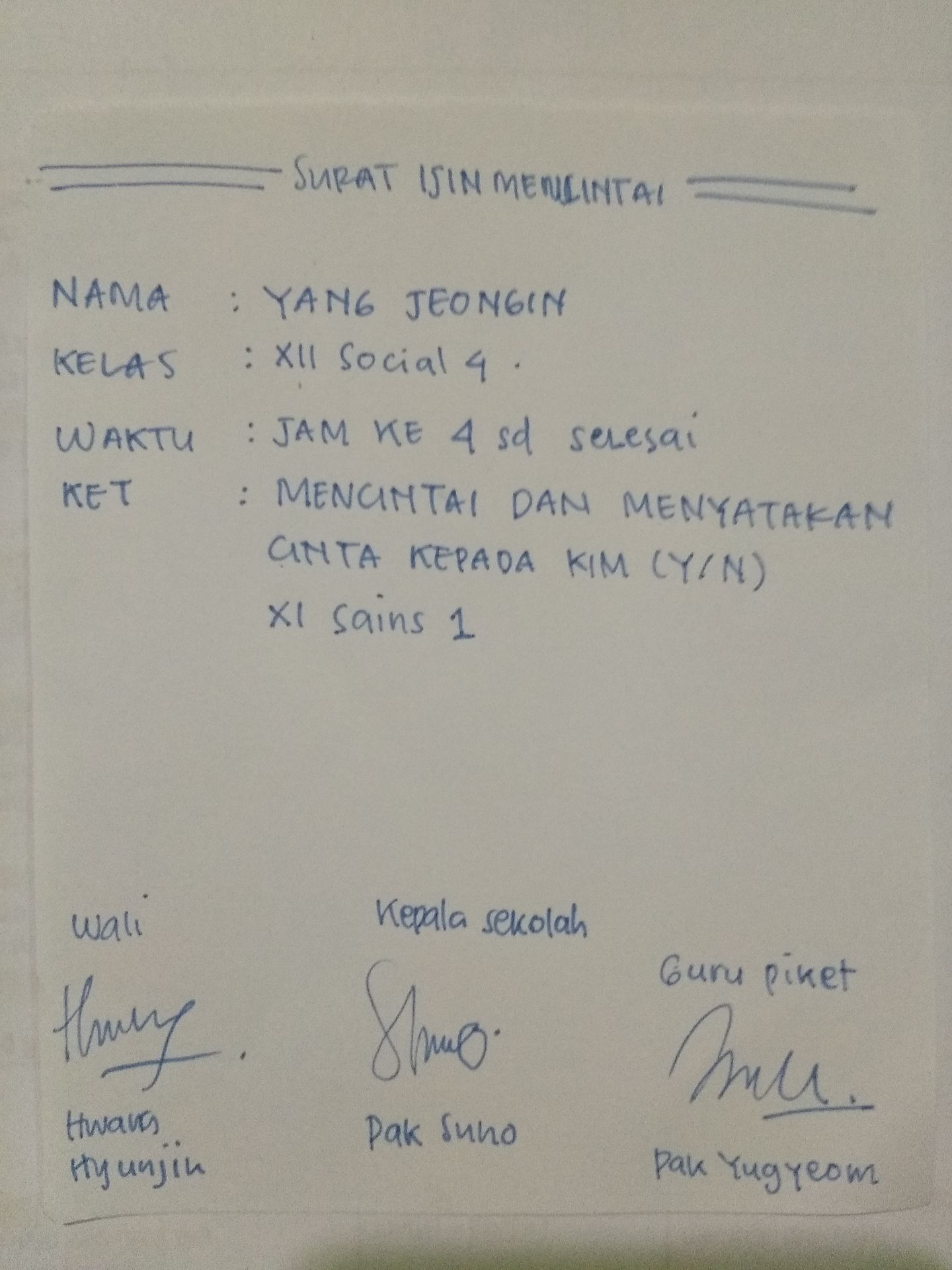 Detail Surat Izin Mencintai Nomer 22