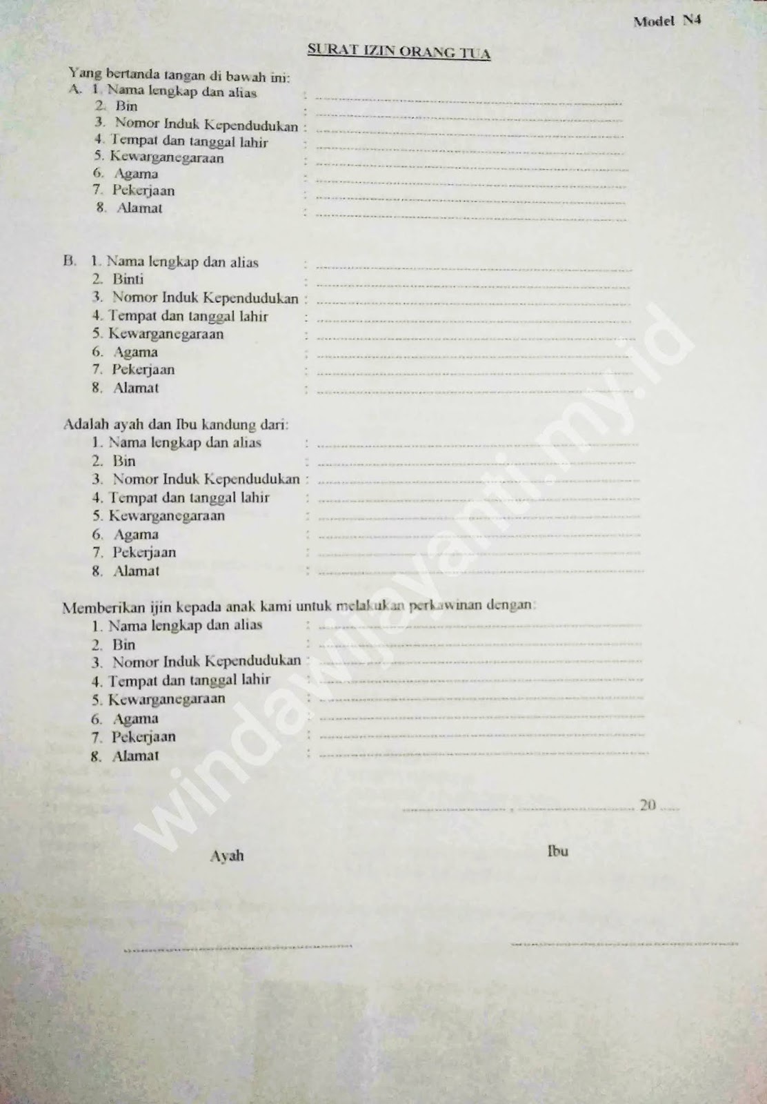 Detail Surat Izin Menikah Dari Orang Tua Nomer 22