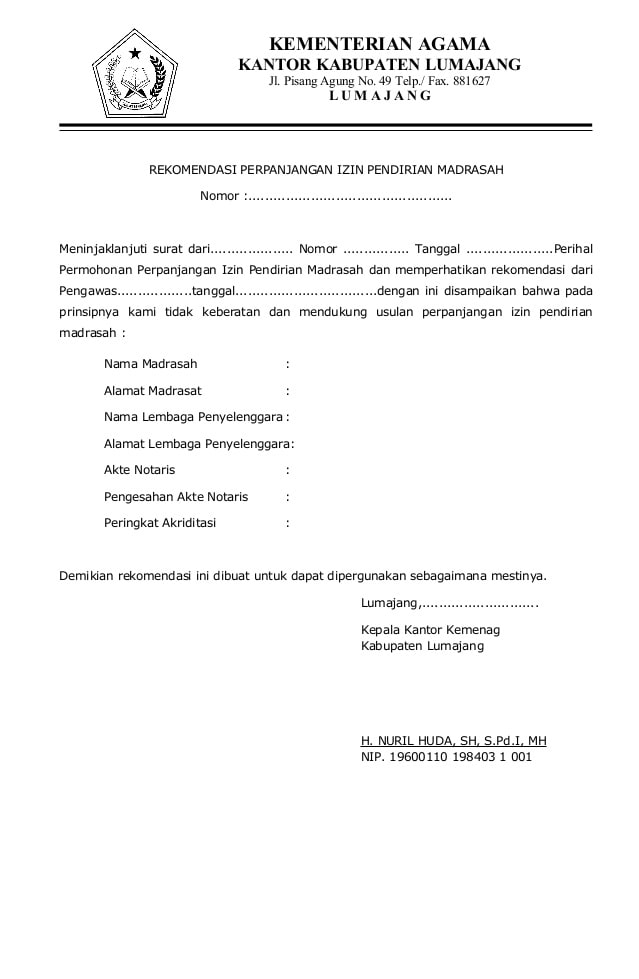 Detail Surat Izin Operasional Sekolah Swasta Nomer 30