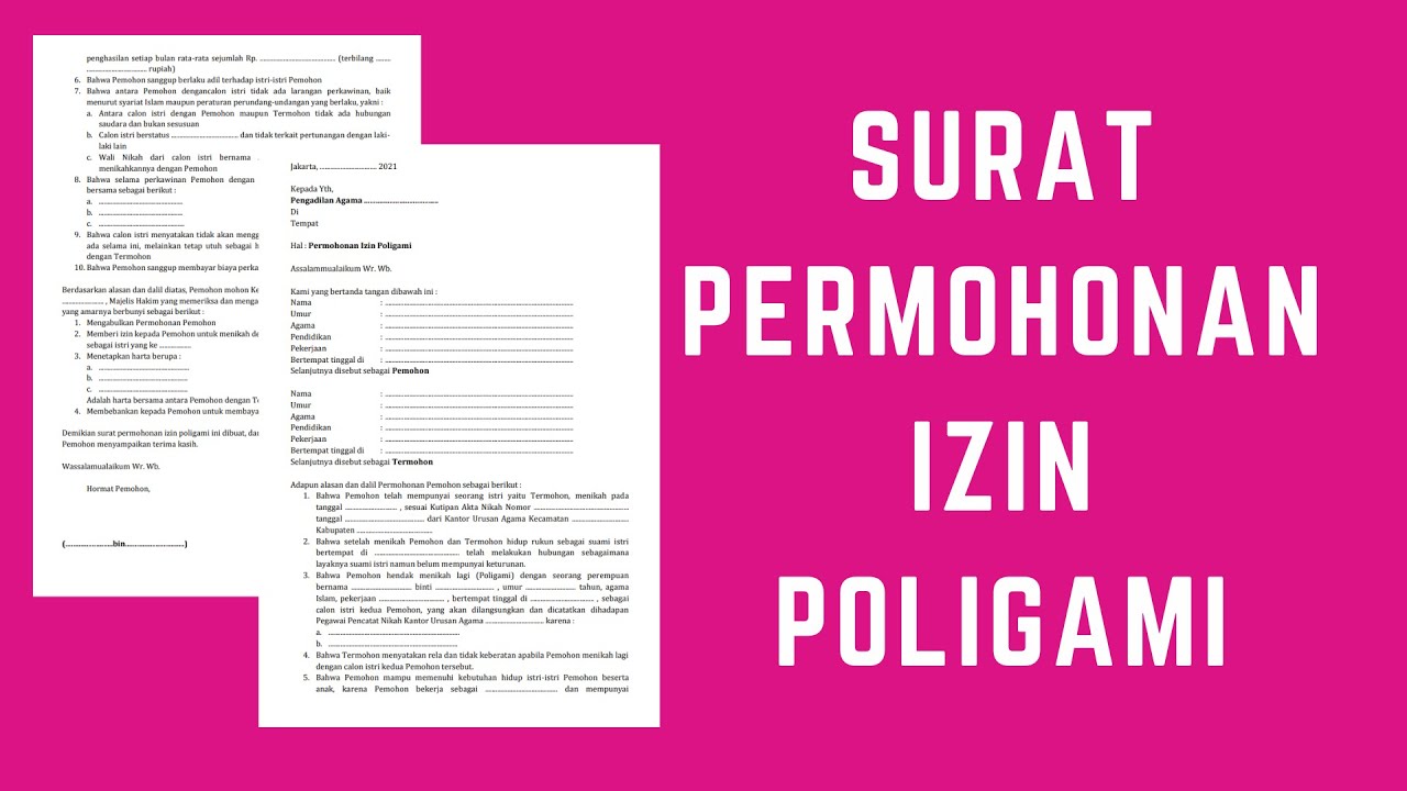 Detail Surat Izin Poligami Nomer 6