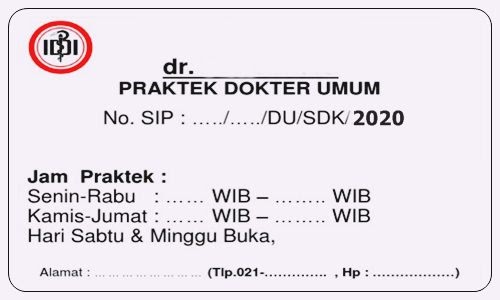 Detail Surat Izin Praktik Dokter Nomer 2