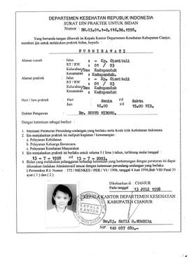Detail Surat Izin Praktik Dokter Nomer 14