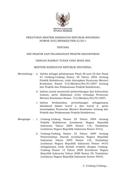 Detail Surat Izin Praktik Dokter Nomer 21
