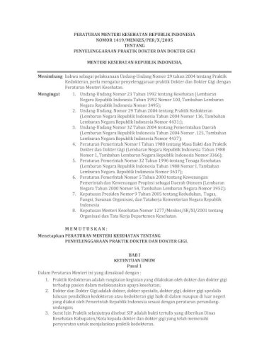 Detail Surat Izin Praktik Dokter Nomer 39