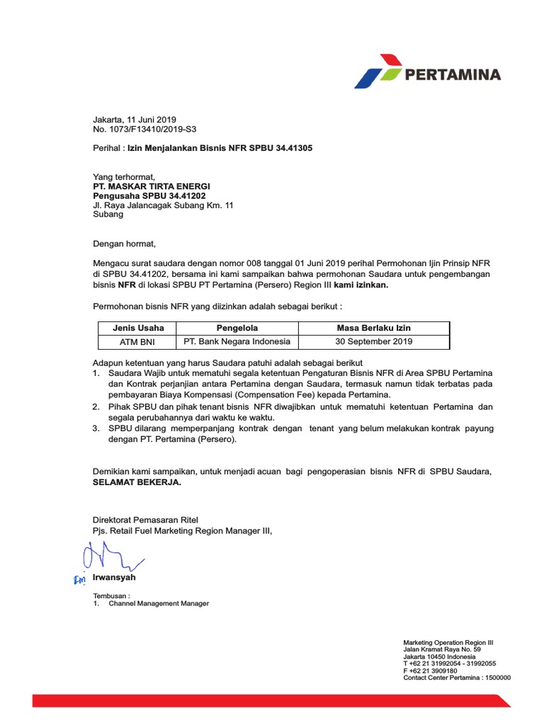 Detail Surat Izin Prinsip Nomer 10