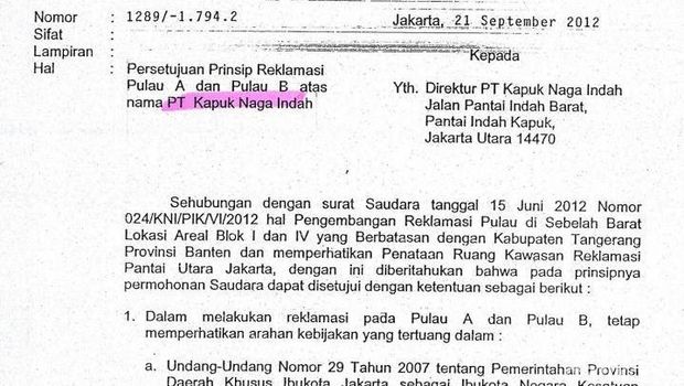 Detail Surat Izin Prinsip Nomer 36