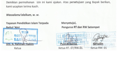 Detail Surat Izin Rt Nomer 49