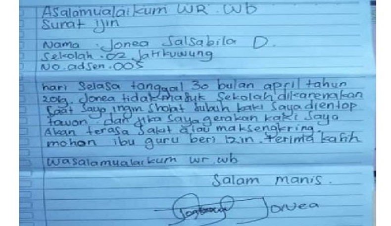 Detail Surat Izin Sakit Sekolah Nomer 6